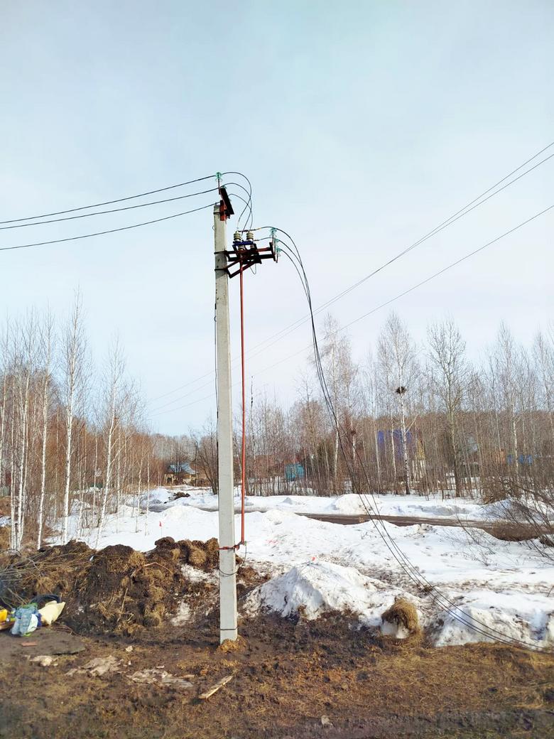 Строительство ЛЭП 10 кВ и монтаж СТП 10/0,4 кВ Новосибирская область 31.03.2025г.